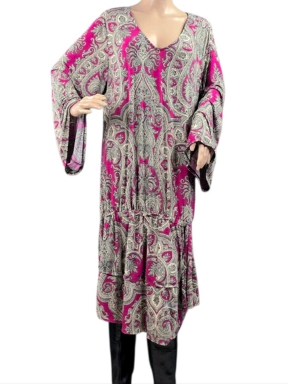 Karl Lagerfeld Paisley Dress, Rare, Hard To Find! - Picture 14 of 16